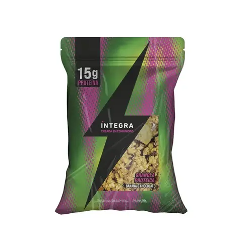Granola Proteica Banana y Chocolate x 700 gr - INTEGRA
