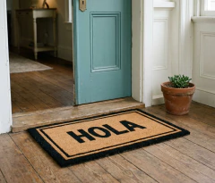 Felpudo Premium 60x40 cm Hola - tienda online