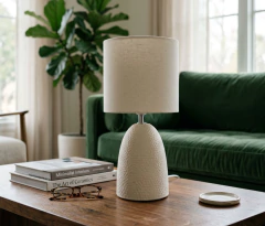 Imagen de Lámpara de Mesa Cerámica Neo Blanco N°55