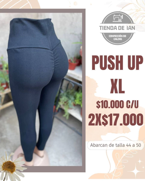 negras push up 2x negra XL - comprar en línea