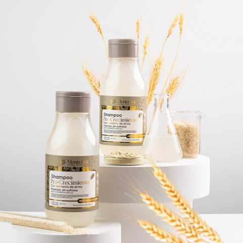 Shampoo Pro-Crecimiento Con extracto de arroz