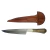 Cuchillo Artesanal Disco Arado Pulido Anillado Hoja 20cm Vaina en internet