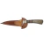 Cuchillo Artesanal Disco Arado Pulido Anillado Hoja 14cm Vaina - comprar online