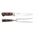 Set Asador Acero Inox Cuchillo Trinche Madera Stolberg