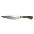 Cuchillo Artesanal Disco Arado Pulido Anillado Hoja 14cm Vaina