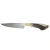 Cuchillo Artesanal Disco Arado Pulido Roseta Hoja 20cm Vaina
