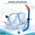 Set Snorkel Antiparras Templado Silicona Panorámica Niños - comprar online