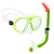 Set Snorkel Antiparras Templado Silicona Panorámica Niños