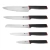 Juego Set Cepo Cuchillos Trento Essential 5 Piezas Cocina - comprar online