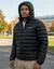 Campera Hombre Ultra Liviana Invierno Tipo Inflable Negro