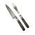 Set Asador Artesanal Torneado Cuchillo Tenedor Hoja 16cm - comprar online