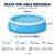 Pileta Bestway Fast Set 305cm + Inflador, Piso y Cobertor - comprar online