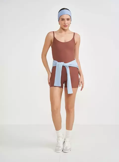 Macacao Malha Sport Feminino Colcci Sport