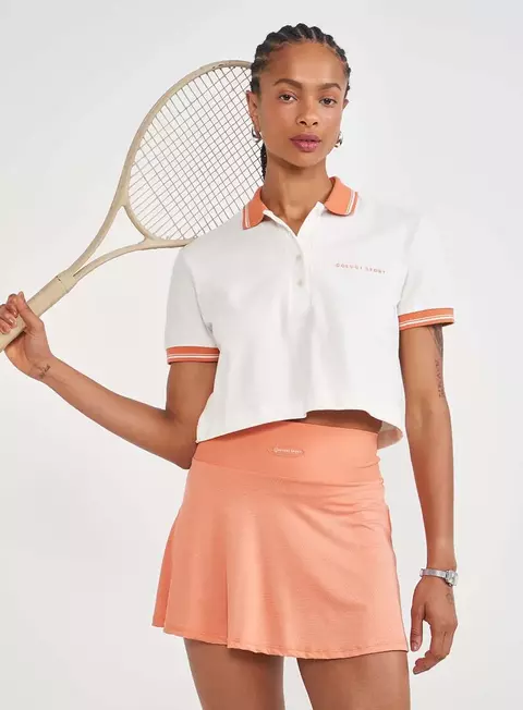 Polo Feminina Comfort Encurtada