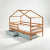 Cama Montessori Wendy + Kit com 2 Gavetões - Azul/Amêndoa - buy online