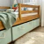 Cama Montessori Pluto + 4 Baús Doug - Verde/Amêndoa - comprar online