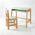 Mesa Juvenil Simba + Cadeira Juvenil Mufasa - Verde