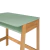 Mesa juvenil Simba na cor verde floresta com estrutura de madeira, ideal para quarto infantil ou juvenil.