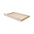 Cama auxiliar Moana/Maui de madeira, estrutura baixa e cor rosa, ideal para otimizar espaço em quartos infantis.