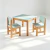Mesa Infantil Timão + 2 Cadeiras Infantil Pooh - Verde - comprar online
