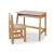 Conjunto Mesa Juvenil Simba e Cadeira Juvenil Mufasa na cor rosa, ideal para quartos infantis ou ambientes juvenis.