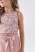 Conjunto Infantil Rosa com Blusa Estampada e Short-saia em Moletom Linho - Fofuras Princess