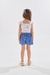 Conjunto Infantil com Blusa Texturizada e Shorts em Tricot Leve na internet