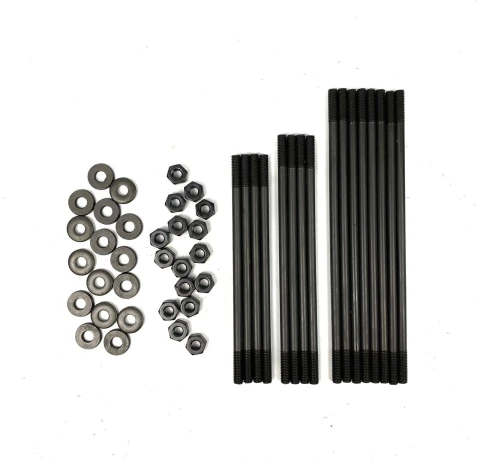 PRISIONEIRO 8MM AÇO MODELO ORIGINAL COM PORCAS E ARRUELAS PARA CARCAÇA ANTIGA JOGO