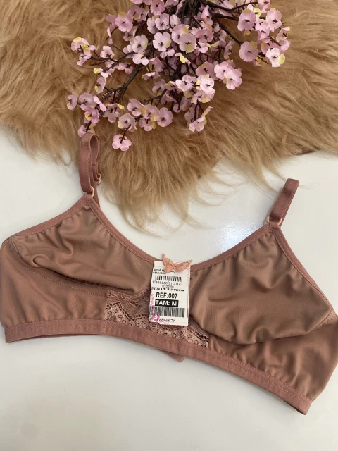 Sutiã sem bojo rosê tamanho M - comprar online