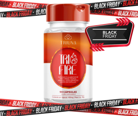 BLACK FIRE -Redescubra a paixão com o TRI FIRE, o estimulante natural que ajuda no aumento do desejo e mais prazer em sua vida. - comprar online