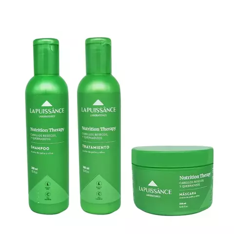 Kit Nutrition Therapy Shampo + Tratamiento + Mascara La Puissance - comprar online
