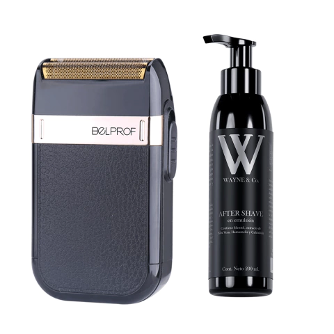 Set Afeitadora Shaver Belprof + After Shave Wayne - comprar online