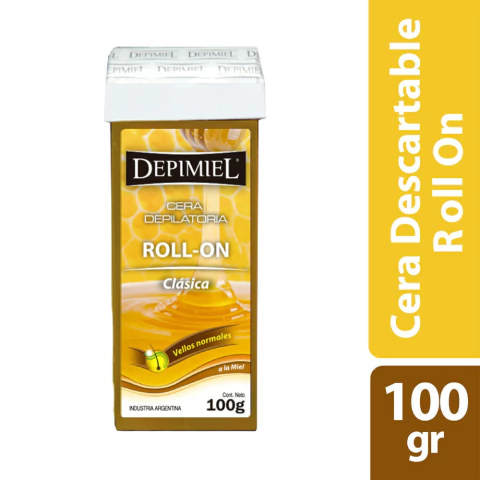 Cera Depilatoria Roll-On Miel Depimiel x100g - comprar online