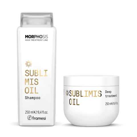 Kit Morphosis Sublimis Oil Shampoo + Máscara Framesi x250ml