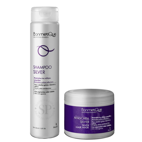 Kit Bonmetique Matizador Silver Shampoo + Máscara - comprar online
