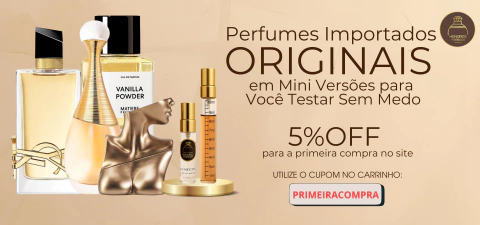 Imagem do banner rotativo Menores Frascos