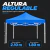 Gazebo Plegable Reforzado 2.9 X 2.9 Metros Impermeable Playa Azul en internet