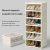 Zapatero Botinero Plegable 6 Estantes Organizador Reforzado Blanco Teeky - comprar online