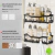 Estante Adhesivo Esquinero Rectangular Acero Inoxidable Baño en internet