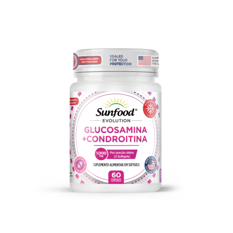 GLUCOSAMINA + CONDROITINA 1.000MG 60 SOFTGELS SUNFOOD EVOLUTION
