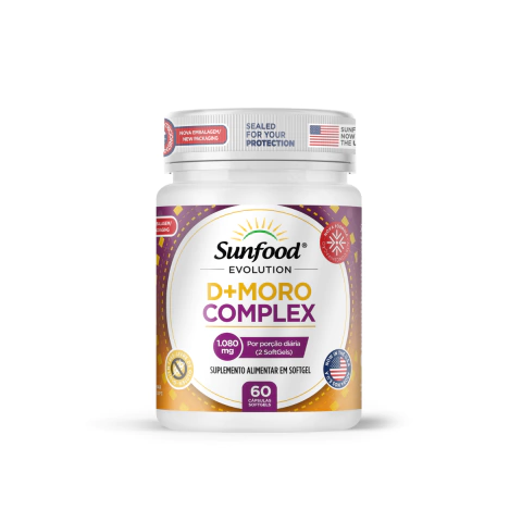 D+MORO COMPLEX 1.080MG 60 SOFTGELS SUNFOOD EVOLUTION