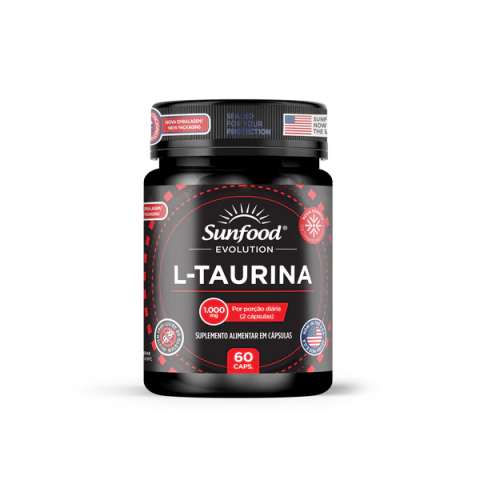 L-TAURINA 1.000MG 60 CAPSULAS SUNFOOD EVOLUTION