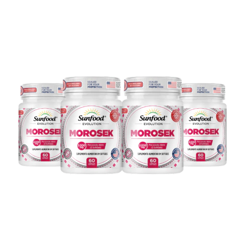 KIT 04 MOROSEK 2000MG 60 CAPS SUNFOOD EVOLUTION