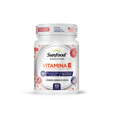 VITAMINA E 1.000MG 60 CAPSULAS SUNFOOD EVOLUTION