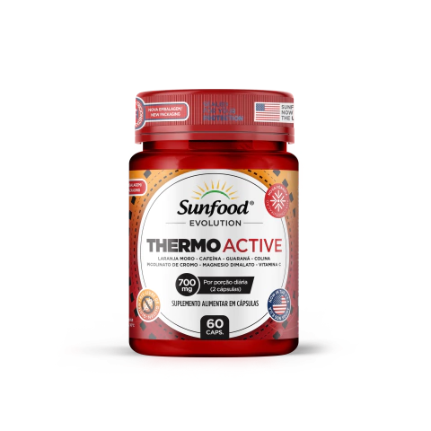 THERMO ACTIVE 700MG 60 CAPSULAS SUNFOOD EVOLUTION