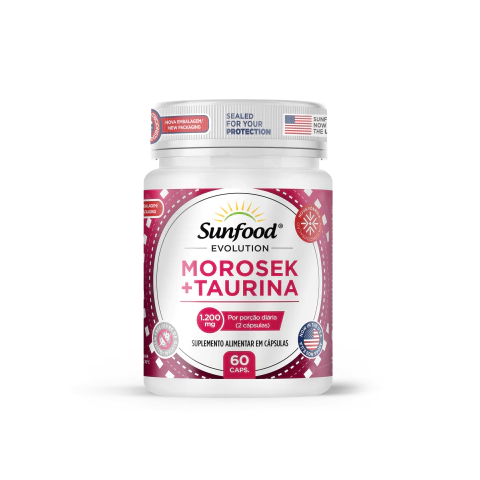 MOROSEK + TAURINA 1.200MG 60 CAPSULAS SUNFOOD EVOLUTION