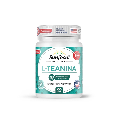 L-TEANINA 400MG 60 CAPSULAS SUNFOOD EVOLUTION