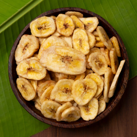 Banana chips natural sem sal 100g - comprar online