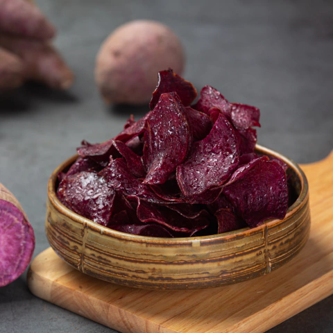 Chips de batata doce roxa 100g - comprar online