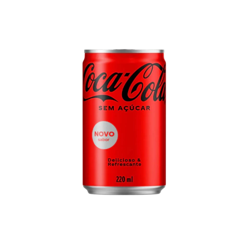 Coca cola lata 220ml Zero - comprar online